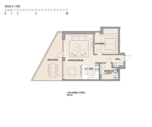 Planritning Lägenhet 32