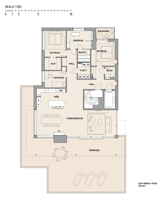 Planritning Lägenhet 91